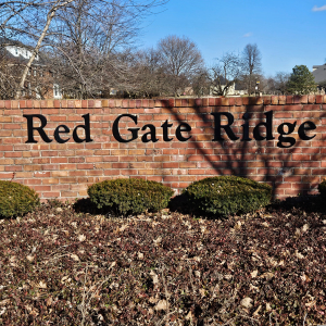 Entrance to Red Gate Ridge in St Charles