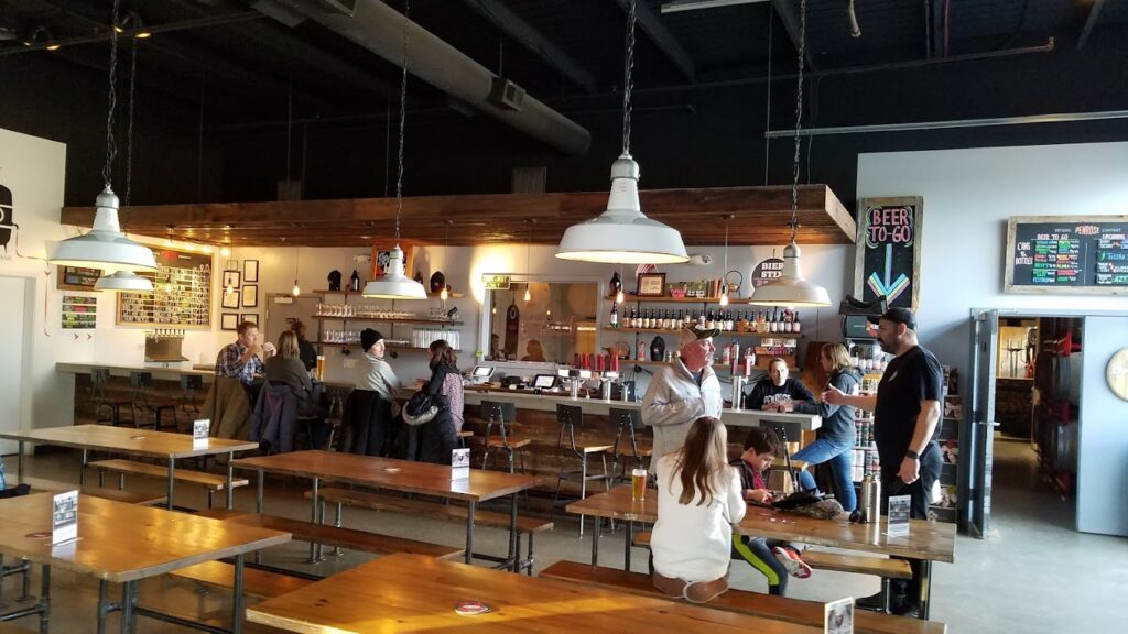 Interior of Penrose Brewery